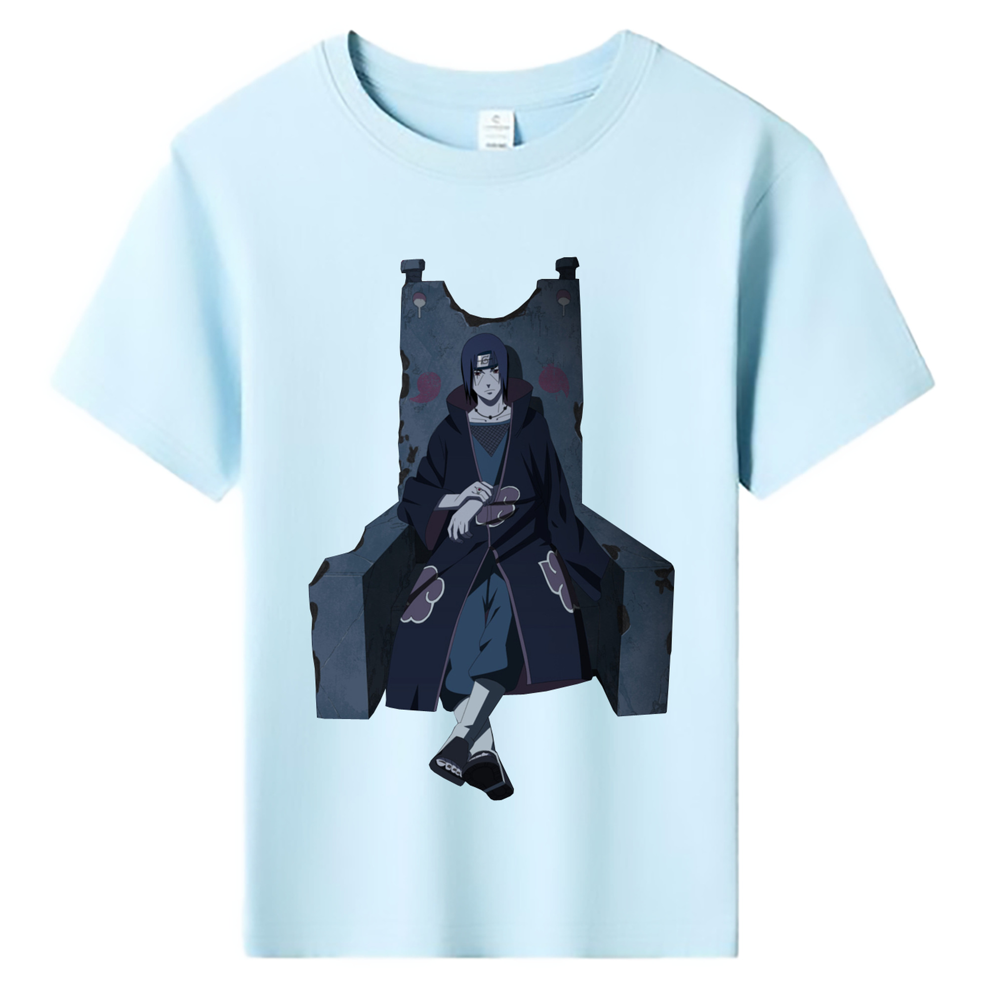 （画像用） NARUTO -ナルト- うちは イタチ Uchiha Itachi 綿100％キッズTシャツ（フロントプリント）